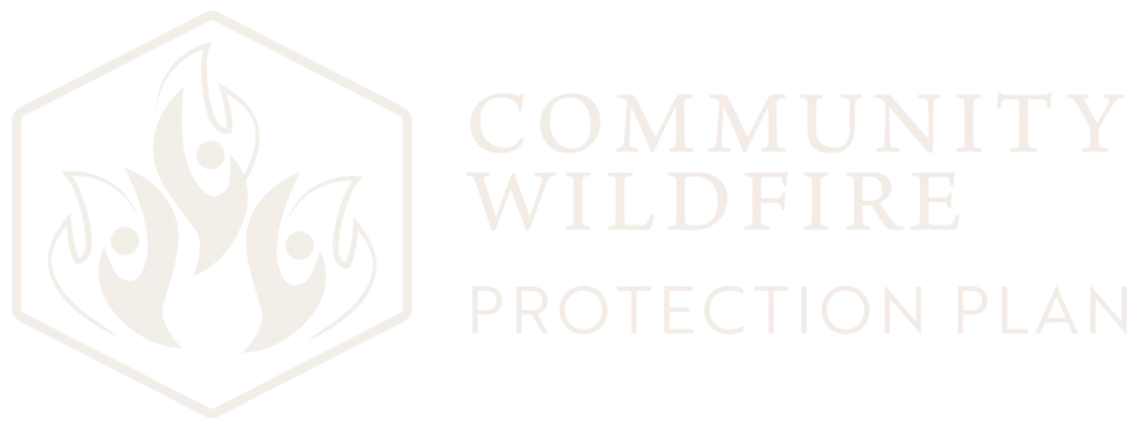 Community Wildfire Protection Plan logo white